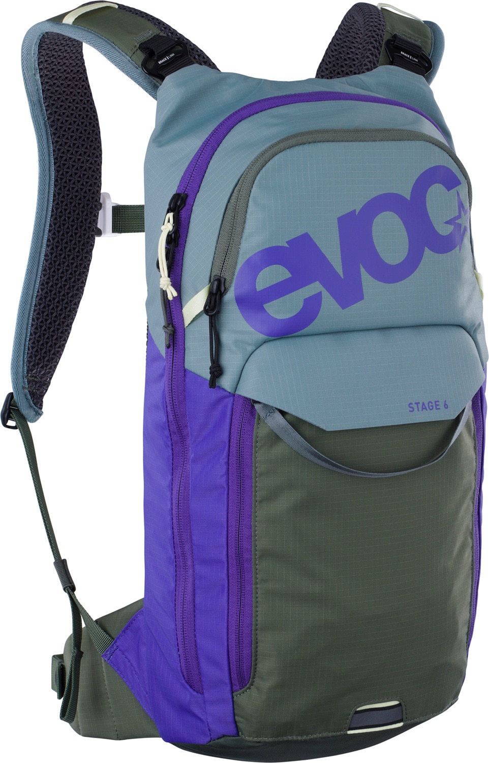 Evoc - STAGE 6l + 2l Bladder - steel - violet - dark olive
