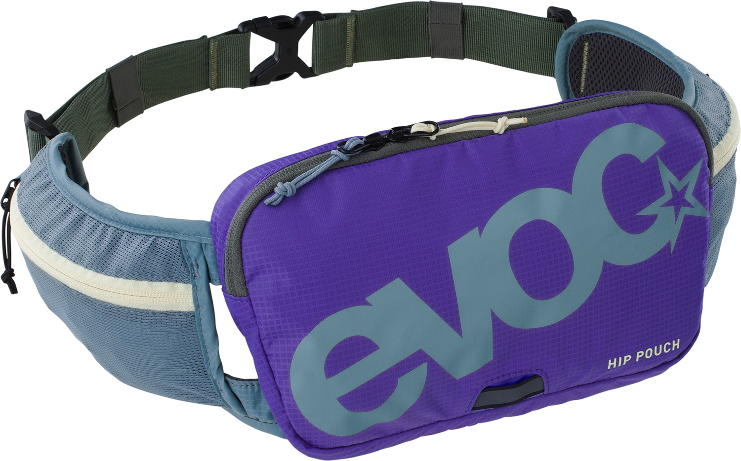 Evoc - HIP POUCH 1l - steel - violet - dark olive