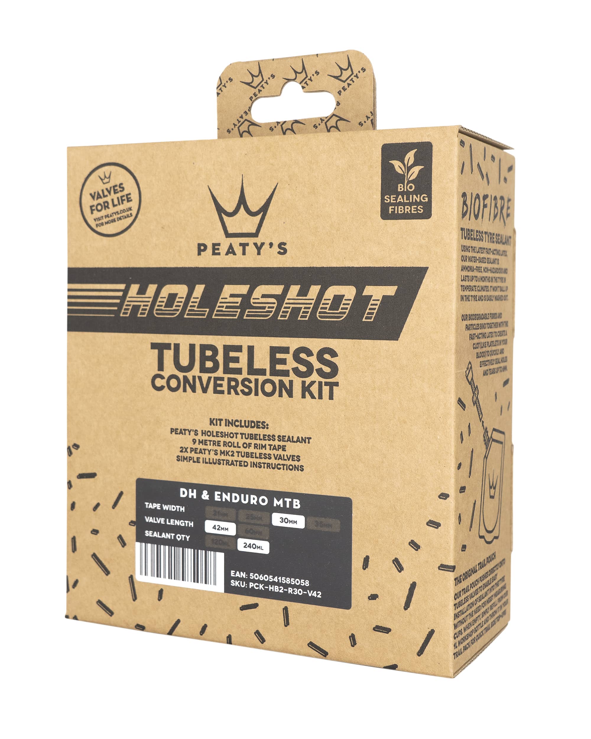 Peaty's - Conversion Kit Tubeless Holeshot MTB