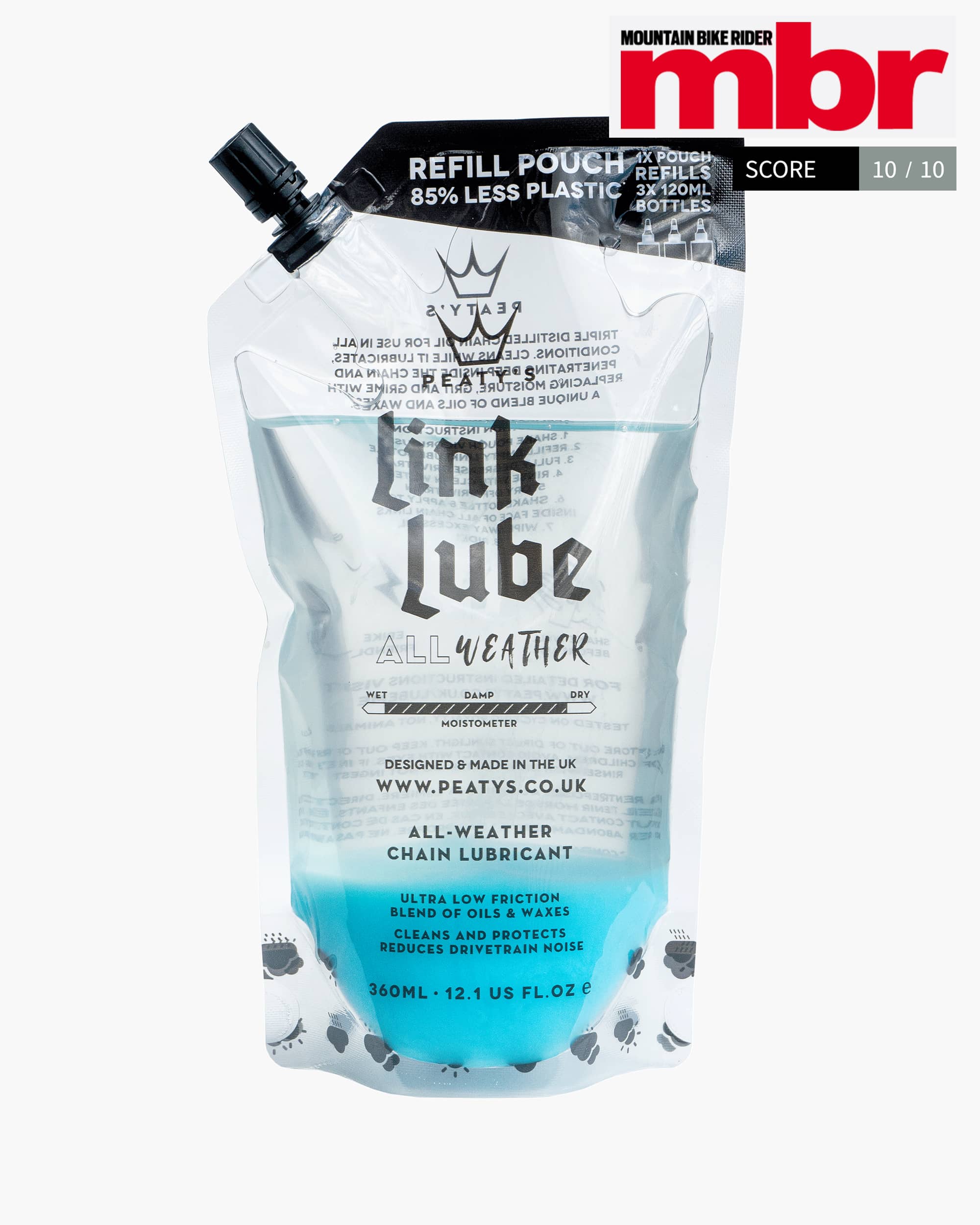 Peaty's - LinkLube All-Weather Refill Pouch - 360ml