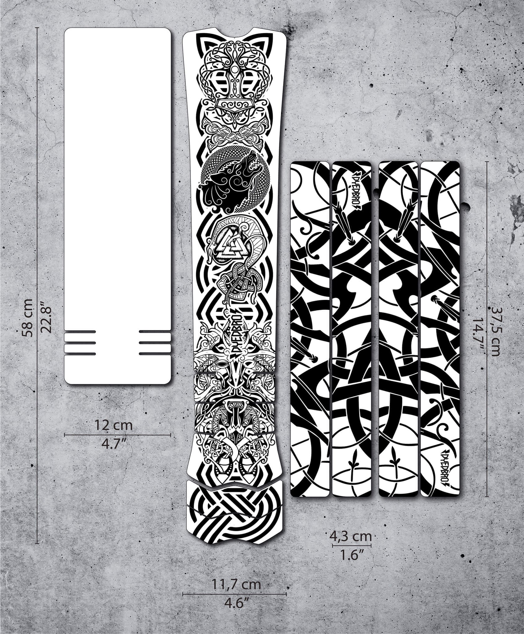 DYEDBRO - Protezione telaio E-BIKE VIKING