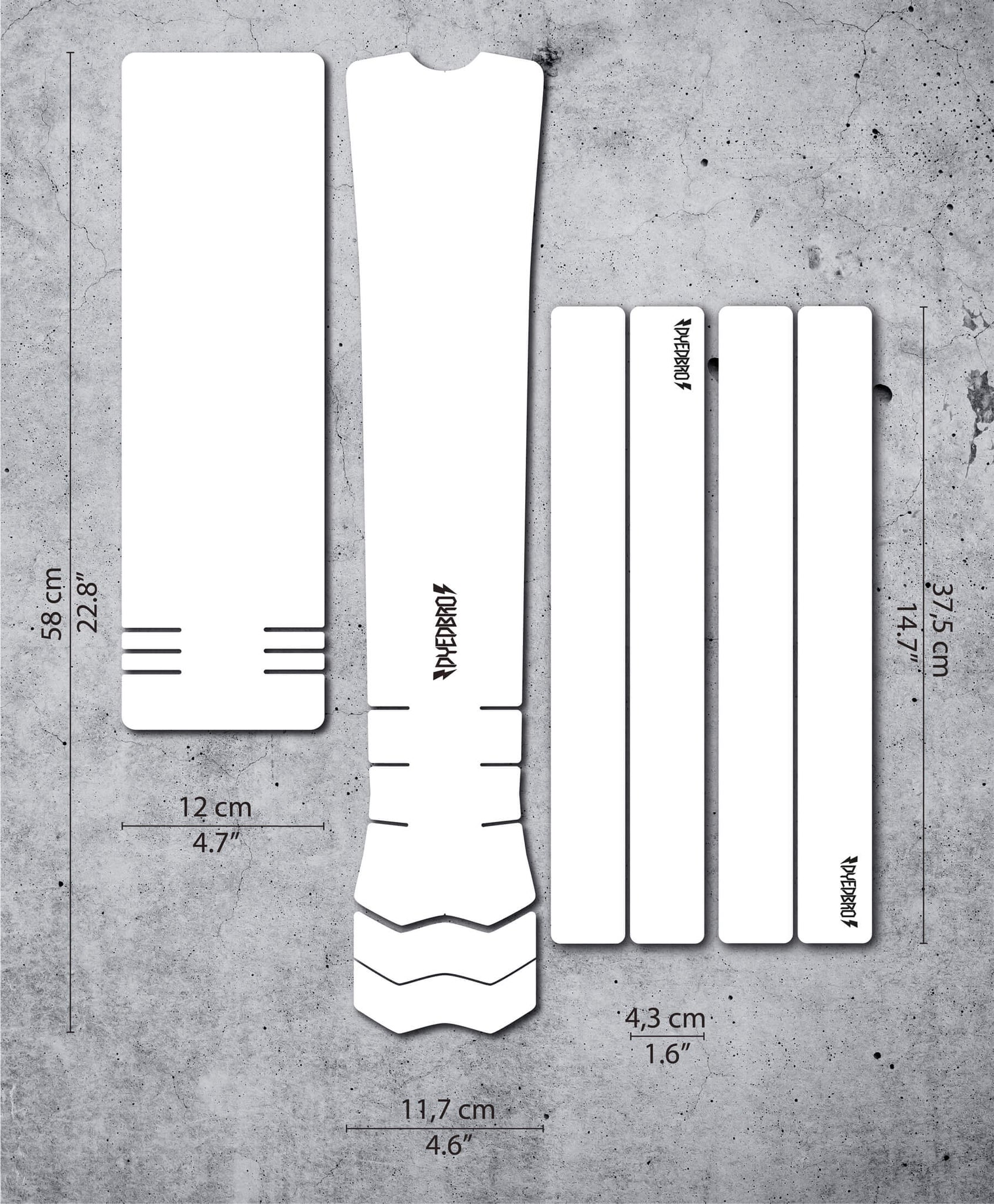 DYEDBRO - Protezione telaio E-BIKE CLEAR